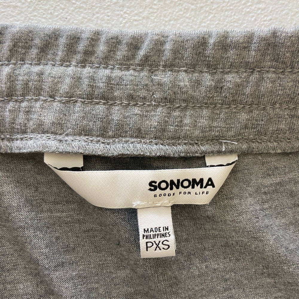 Sonoma Heather Gray Maxi Skirt with Faux Wrap - Picture 4 of 6